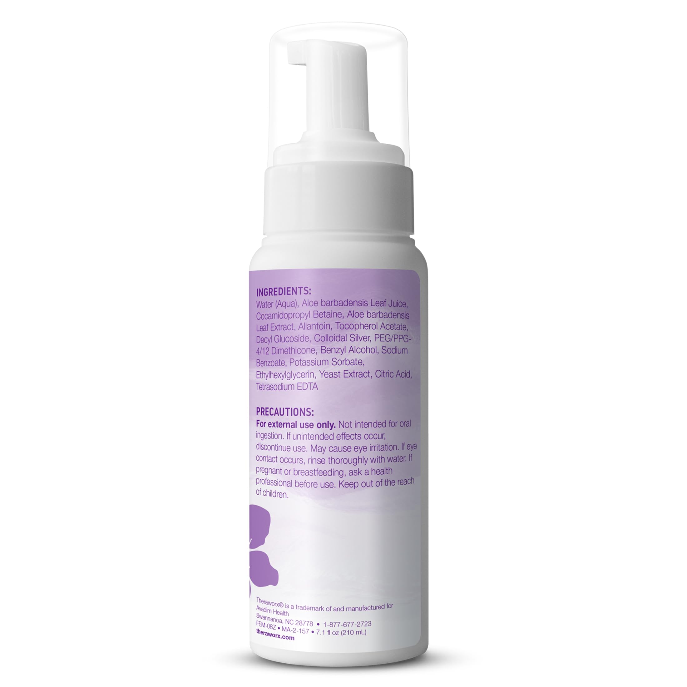 Amazon.com: Theraworx Harmony Daily Feminine Care Foam, Gentle